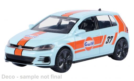 Diecast model cars Volkswagen Golf GTI A7 2017 Gulf 1/43 Motormax