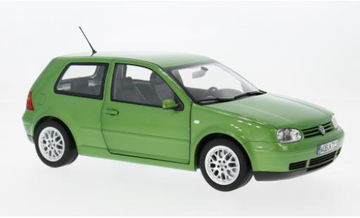 Diecast model cars Volkswagen Golf GTI green 1998 1/18 Norev