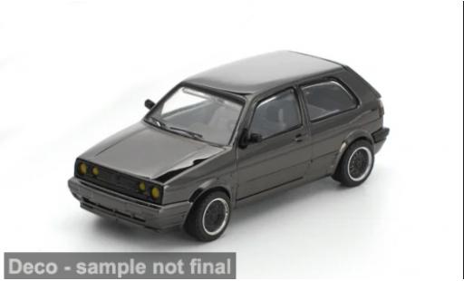 Diecast model cars Volkswagen Golf GTI MK2 anthracite 1/64 Pop Race