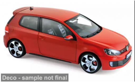 Diecast model cars Volkswagen Golf GTI red 2009 1/18 Norev