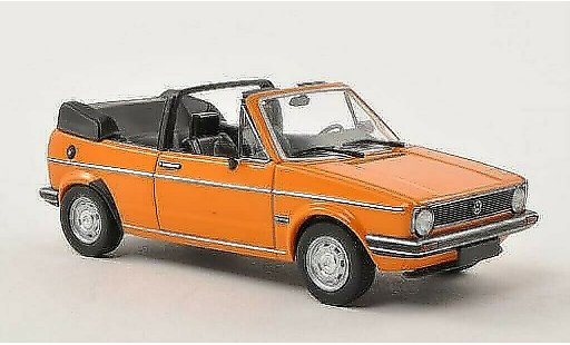 Volkswagen Golf Cabriolet 1/43 Minichamps Convertible GL orange 1980 diecast model cars