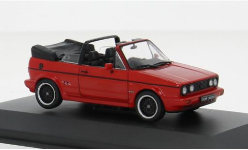 Diecast model cars Volkswagen Golf Base Mk1 red 1/43 Solido