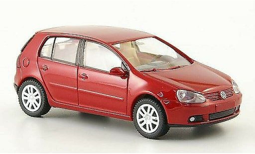 Volkswagen Golf Base 1/87 Wiking red 5-Turer 2003 diecast model cars