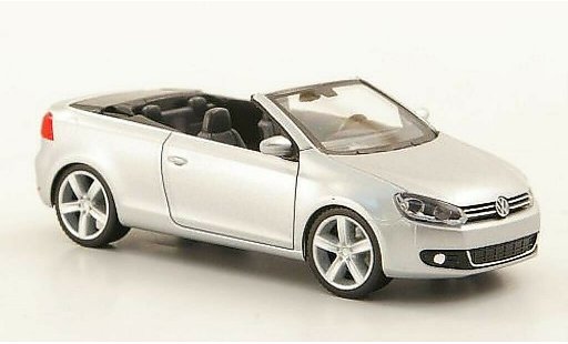 Volkswagen Golf Cabriolet 1/87 Herpa Convertible grey 2011 diecast model cars