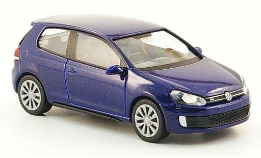 Volkswagen Golf GTI 1/87 Wiking GTD blue diecast model cars