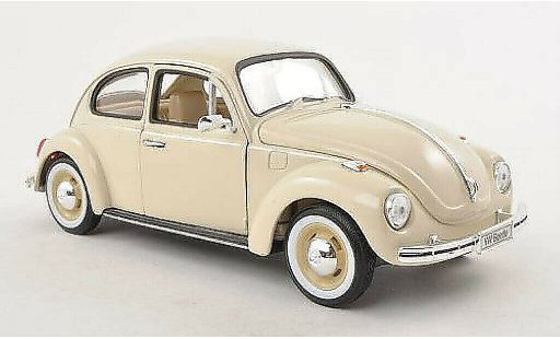 Volkswagen Kafer Base 1/24 Welly mit whitewandreifen beige diecast model cars
