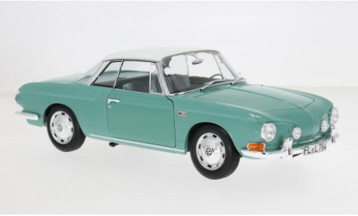 Diecast model cars Volkswagen Karmann Ghia Typ 34 Ghia type turquoise/white 1961 1/18 Norev