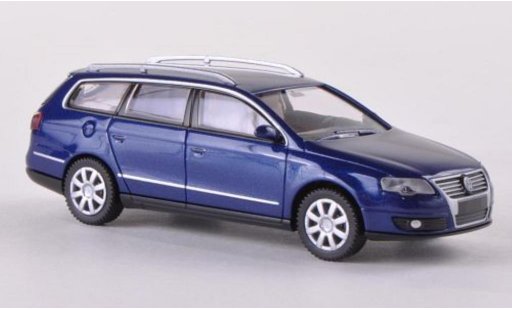 Volkswagen Passat B6 1/87 Wiking Variant blue 2005 diecast model cars