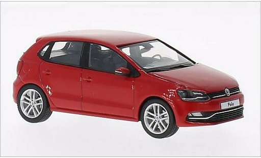 Volkswagen Polo Base 1/43 Herpa 5-turig Facelift red 2014 diecast model cars