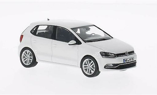 Volkswagen Polo Base 1/43 Herpa V (6C) white 5-Turer 2014 diecast model cars