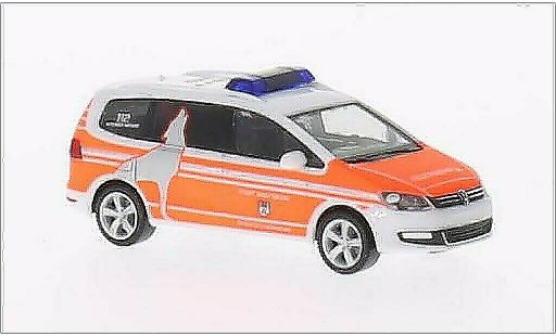 Volkswagen Sharan Base 1/87 Herpa ELW Fire brigade Wolfsburg diecast model cars