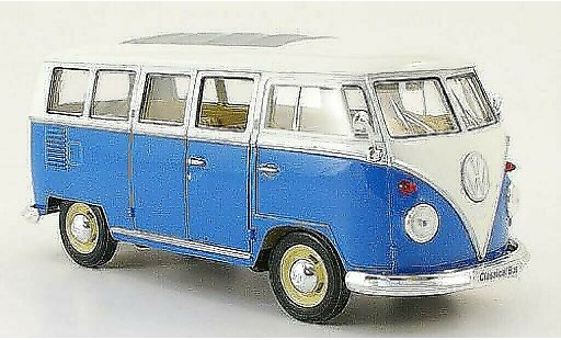 Volkswagen T1 Base 1/24 Welly Bus blue/white diecast model cars