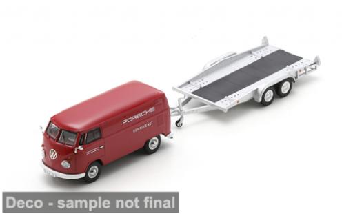 Diecast model cars Volkswagen T1 Base Van red/grey Porsche 1/43 Schuco