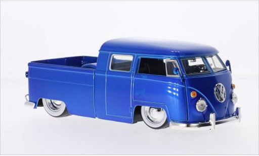 Volkswagen T1 B 1/24 Jada Toys Pickup Tuning blue 1963 diecast model cars