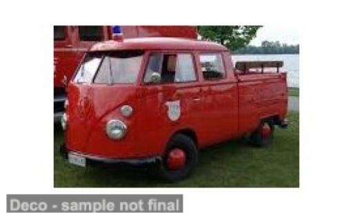 Diecast model cars Volkswagen T1 Base red Brandweer (NL) 1/43 Cararama