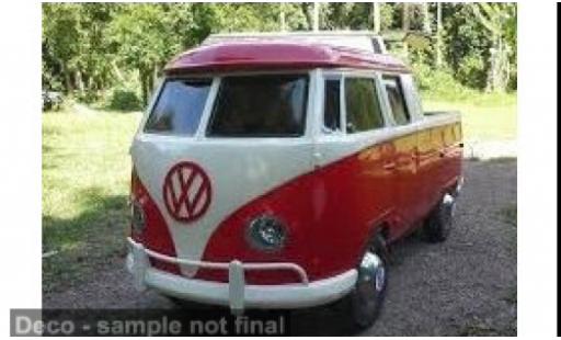 Diecast model cars Volkswagen T1 Base red/white 1/43 Cararama