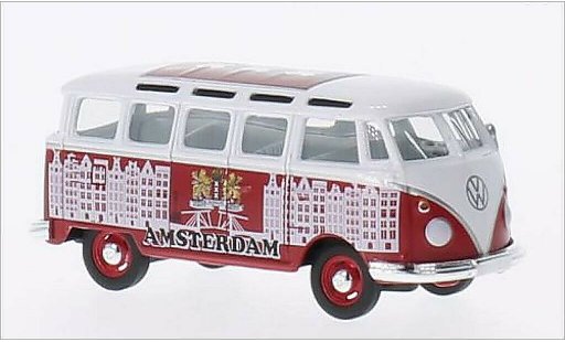 Volkswagen T1 B 1/64 Greenlight Samba Amsterdam 1962 diecast model cars