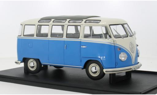 Diecast model cars Volkswagen T1 Base Samba blue/beige 1/18 Solido