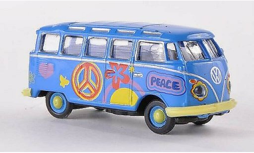 Volkswagen T1 Base 1/87 Schuco Samba Flower Power diecast model cars