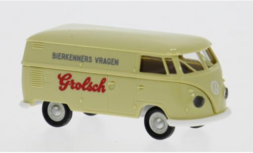 Diecast model cars Volkswagen T1 B van 1960 Grolsch 1/87 Brekina