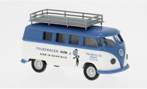 Diecast model cars Volkswagen T1 B Estate 1960 Auto oy Haaga 1/87 Brekina