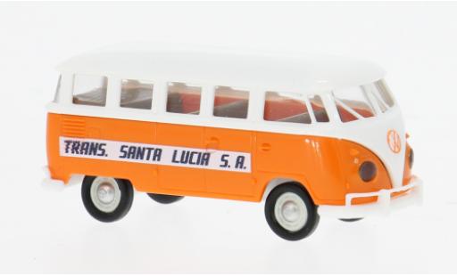 Diecast model cars Volkswagen T1 B Mindersamba 1960 Trans Santa Lucia 1/87 Brekina