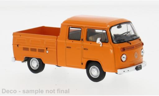 Diecast model cars Volkswagen T2 Base DoKa orange 1/43 IXO
