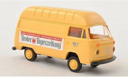 Volkswagen T2 Base 1/87 Brekina Hochroof-van osterreichische Post / Tiroler Tageszeitung (A) diecast model cars