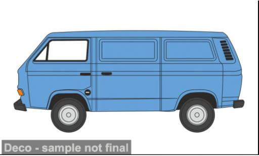 Diecast model cars Volkswagen T2 Base 5 blue 1/76 Oxford