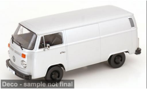 Diecast model cars Volkswagen T2 B Delivery Van silver 1972 1/18 KK Scale