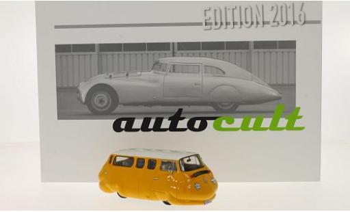 Diecast model cars Volkswagen T2 B orange 1/43 AutoCult