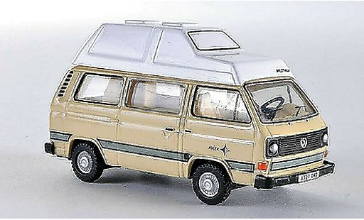 Volkswagen T3 Base 1/76 Oxford Joker Hochroof beige LHD diecast model cars