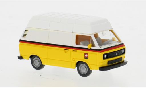 Diecast model cars Volkswagen T3 A Van 1979 Schweizer Post (CH) 1/87 Wiking