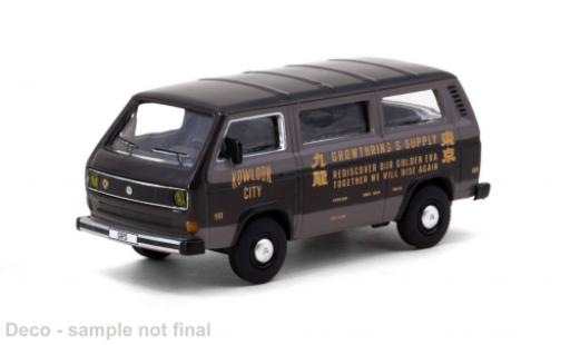 Diecast model cars Volkswagen T3 Base black GRS X TARMAC 1/64 Tarmac Works
