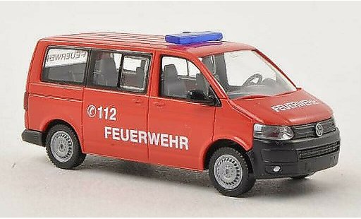 Volkswagen T5 Base 1/87 Wiking Multivan Fire brigade diecast model cars