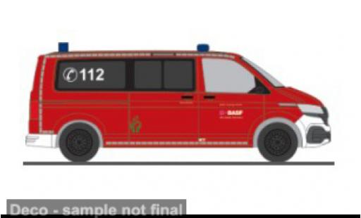 Diecast model cars Volkswagen T6 T6.1 .1 BASF Werkfire brigade M&Atilde;&frac14;nster 1/87 Rietze