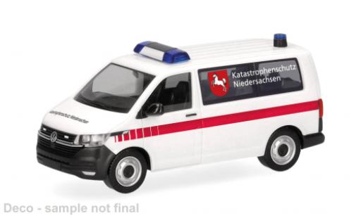 Diecast model cars Volkswagen T6 T6.1 .1 Bus Katastropfenschutz Niedersachsen 1/87 Herpa