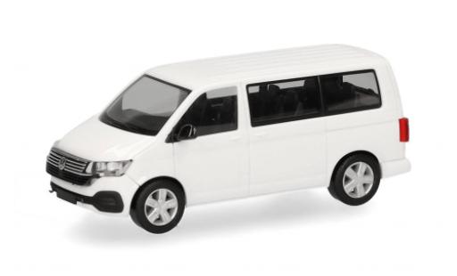 Diecast model cars Volkswagen T6 T6.1 .1 Bus white 1/87 Herpa MiniKit