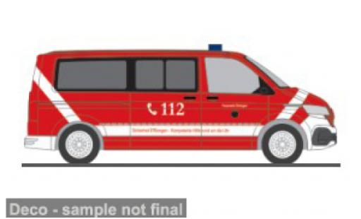 Diecast model cars Volkswagen T6 T6.1 .1 FW Erlangen 1/87 Rietze