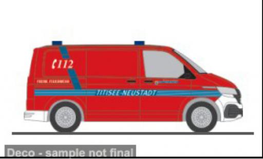 Diecast model cars Volkswagen T6 T6.1 .1 FW Titisee-Neustadt 1/87 Rietze