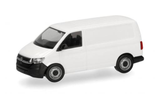 Diecast model cars Volkswagen T6 T6.1 .1 van white 1/87 Herpa MiniKit