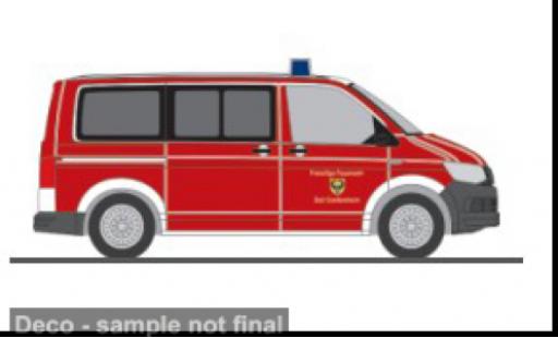 Diecast model cars Volkswagen T6 T6 FW Bad Gandersheim 1/87 Rietze