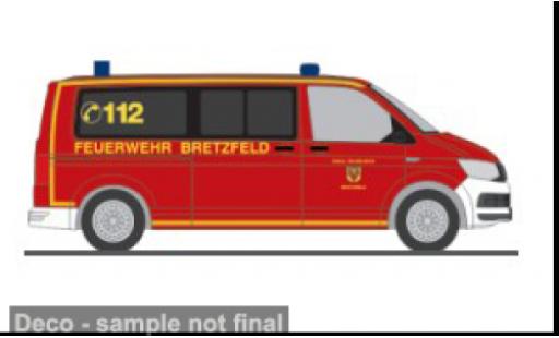 Diecast model cars Volkswagen T6 T6 FW Bretzfeld 1/87 Rietze