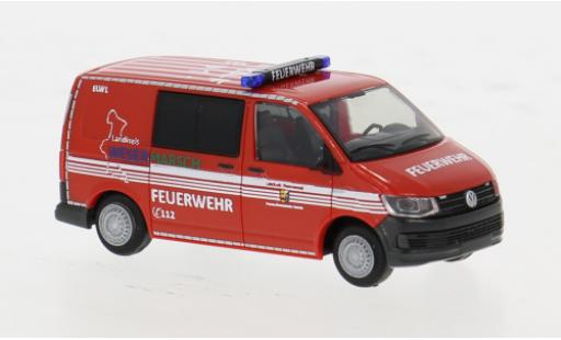 Diecast model cars Volkswagen T6 T6 FW Landkr 1/87 Rietze