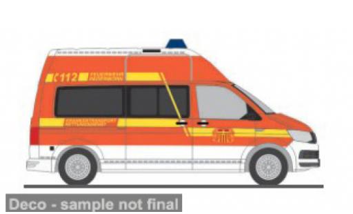 Diecast model cars Volkswagen T6 T6 FW Paderborn 1/87 Rietze