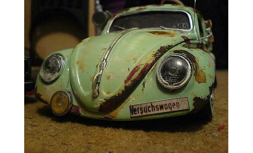 Volkswagen Kafer Rat Rod 1/18 Burago coxinelle style diecast model cars