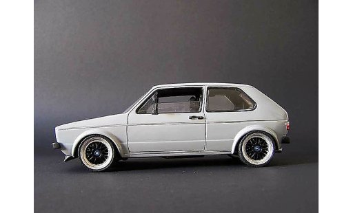Volkswagen Golf GTI 1/18 Solido grey jantes tsw 18 pouces pinstriping diecast model cars