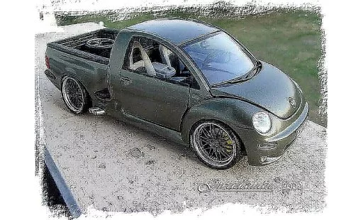 Volkswagen New Beetle Base 1/18 Burago pick-up diecast model cars