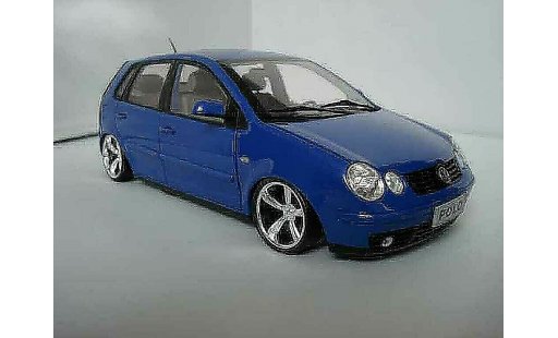 Volkswagen Polo Base 1/18 Anson 9n blue jantes 14 pouces diecast model cars