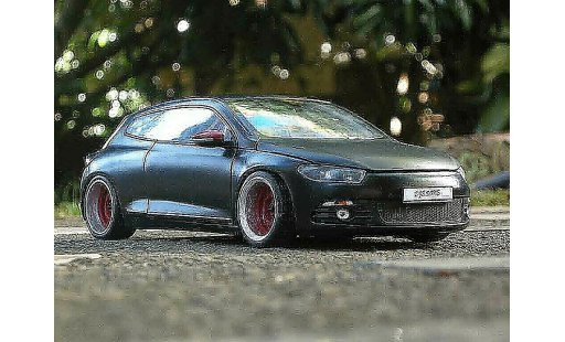 Volkswagen Scirocco R 1/18 Norev 3 black german look diecast model cars